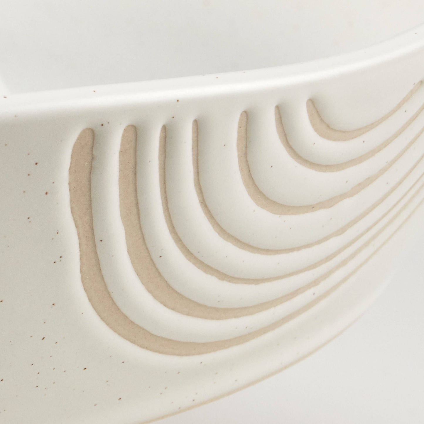 Stoneware Chip And Dip Serving Bowl