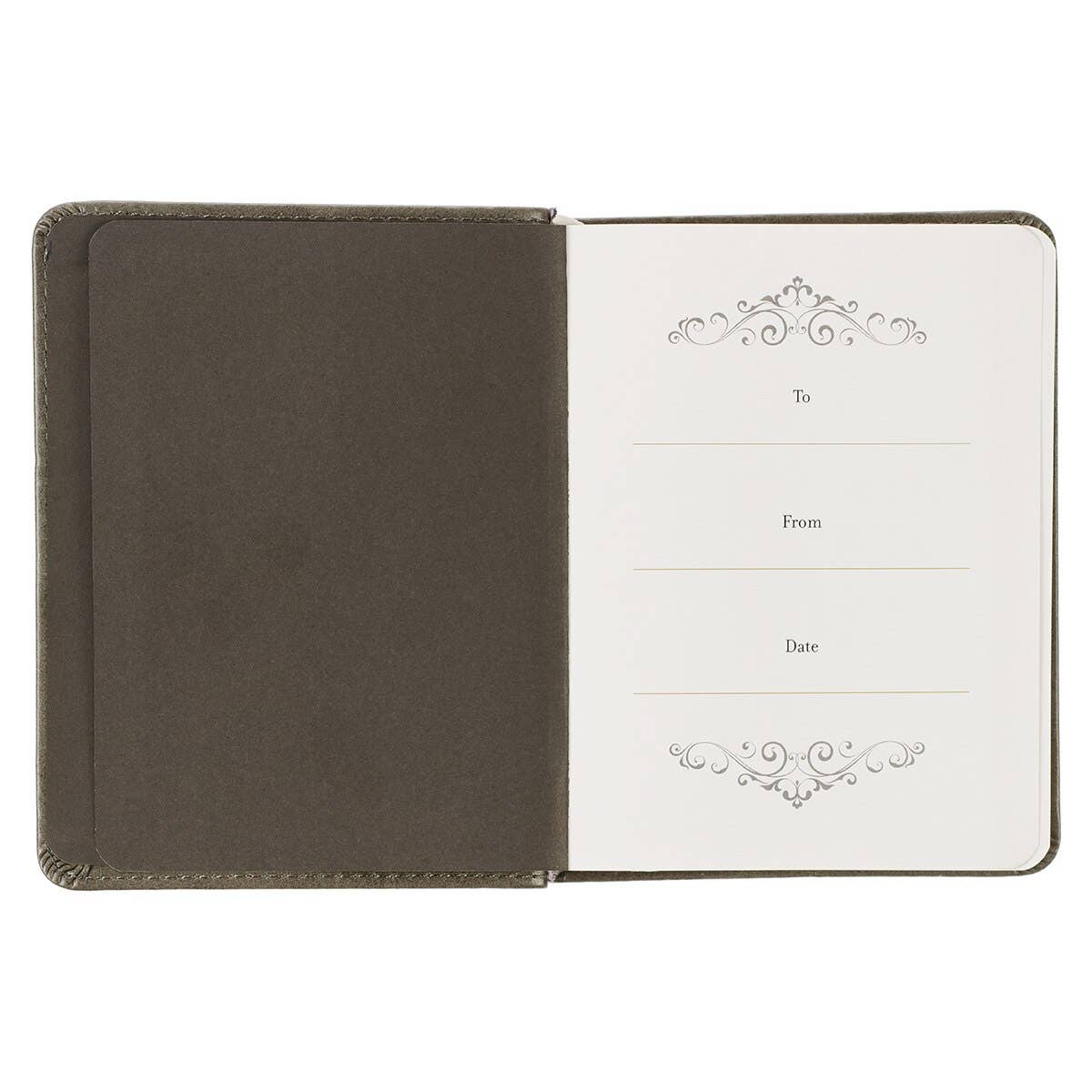 Daily Prayers for Graduates Devotional – Gray Faux Leather