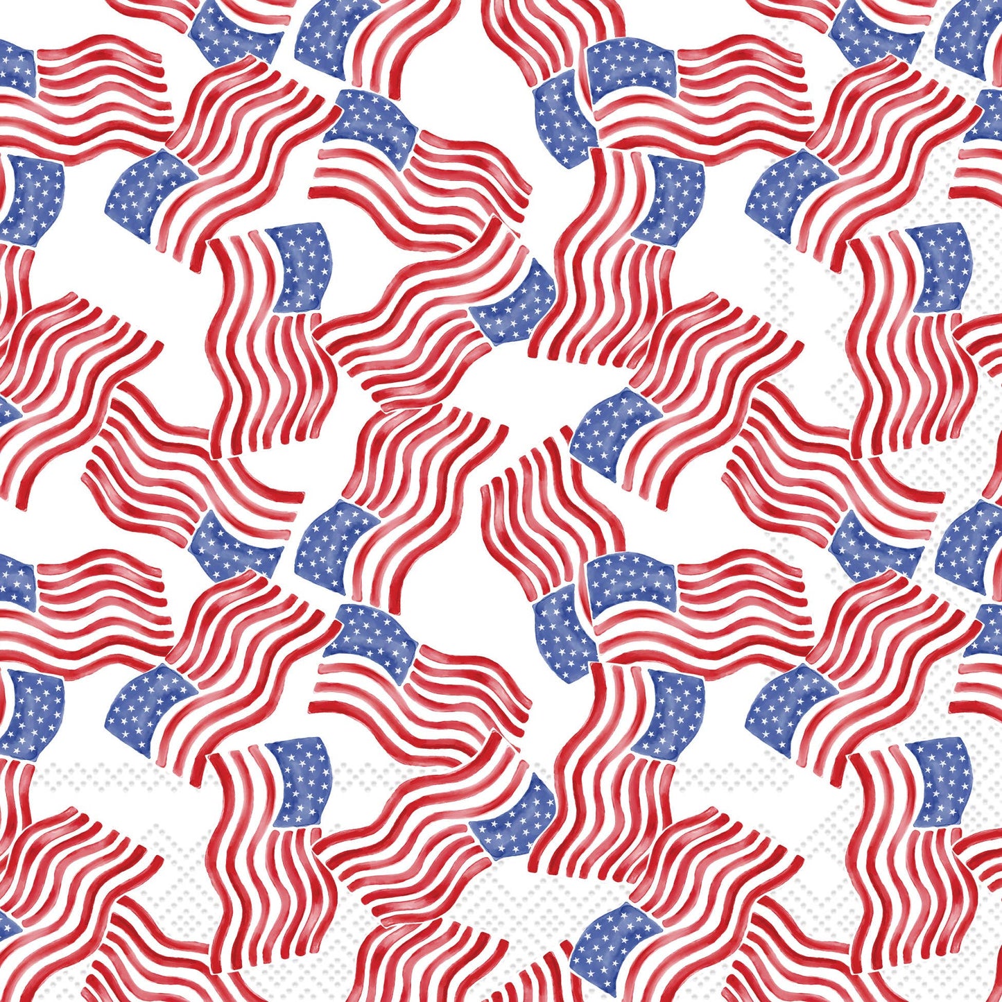 Stars & Stripes Allover Lunch Napkins – Pack of 20