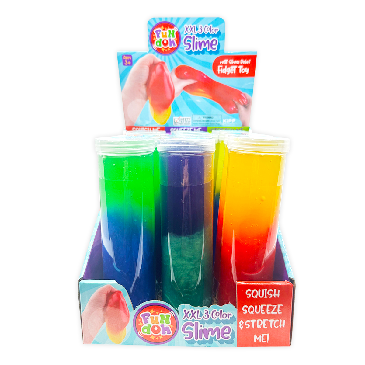 Fun Doh XXL 3 Color JUMBO Sensory Slime
