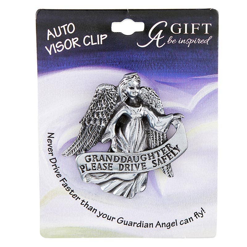 Granddaughter Guardian Angel Visor Clip