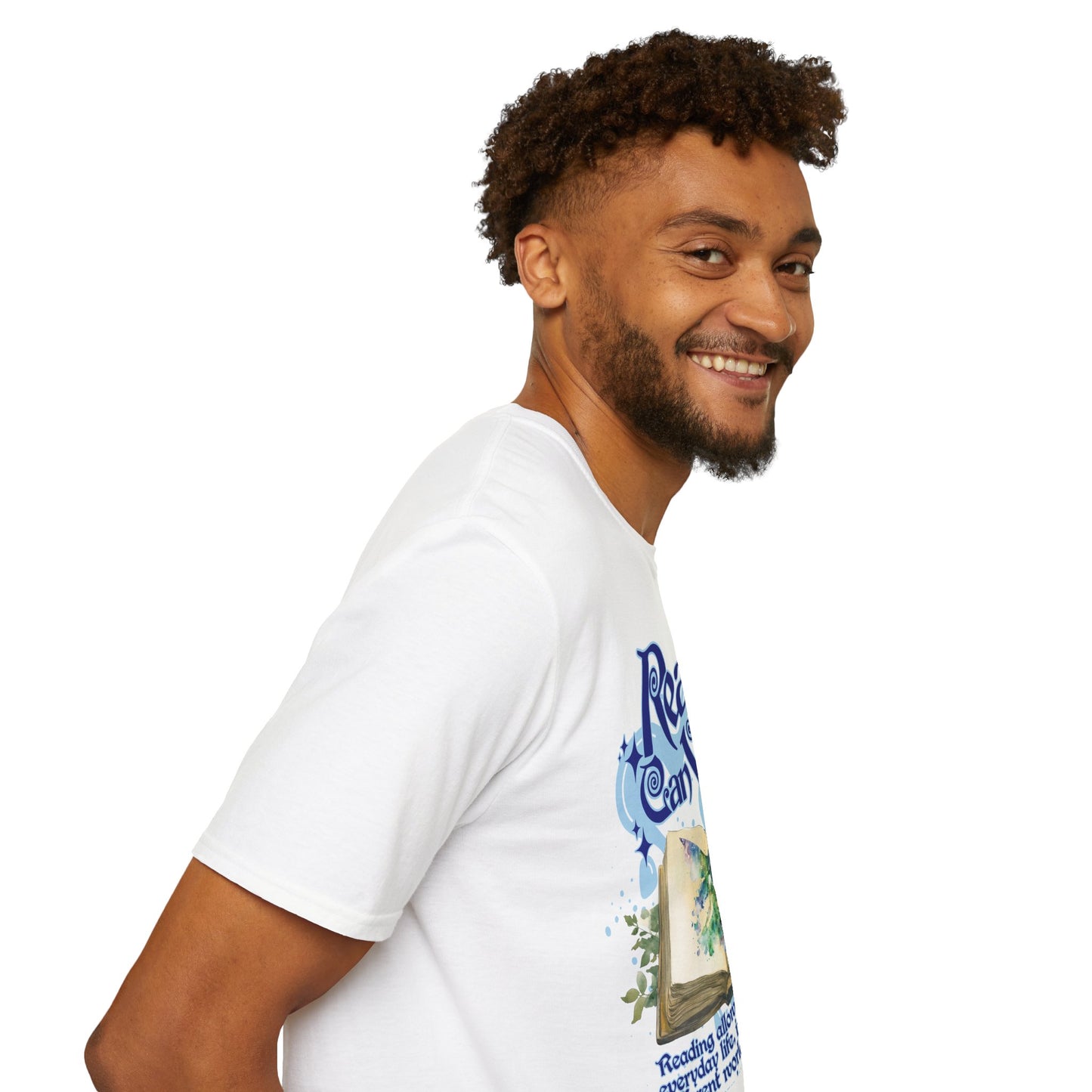 Reality Can Wait Unisex Softstyle T-Shirt – Perfect for Book Lovers