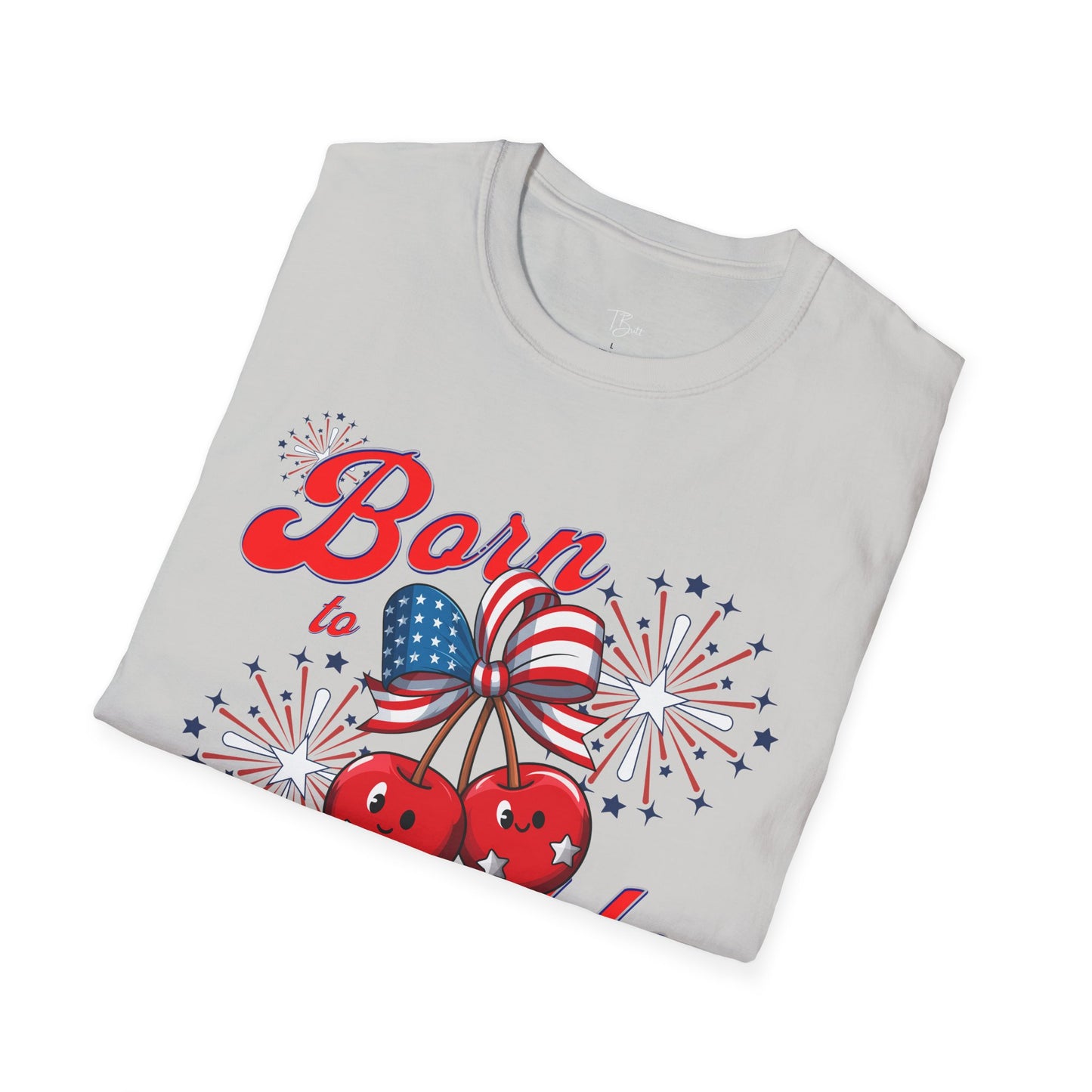 Born to Sparkle T-Shirt, Unisex Patriotic Tee, Festive Fourth of July Top, Summer Celebration Shirt, Fireworks Graphic T-Shirt