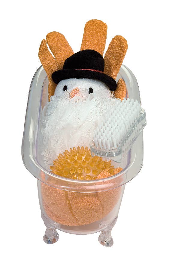 Snowman Sponge for Kids Bathing Fun Winter Christmas Xmas Spa Gift: Snowman