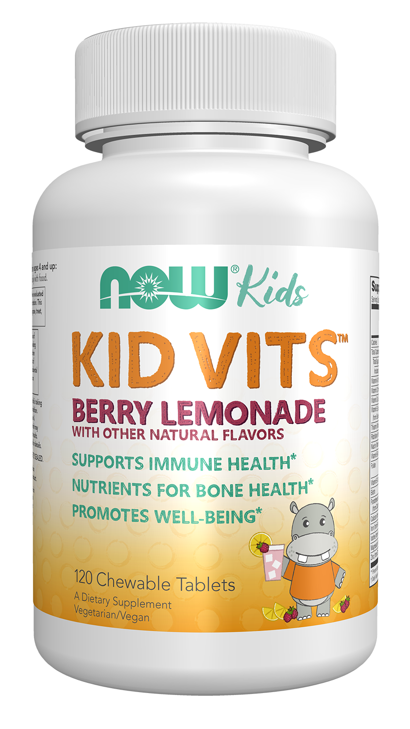 Kid Vits™ Berry Lemonade – 120 Chewable Tablets