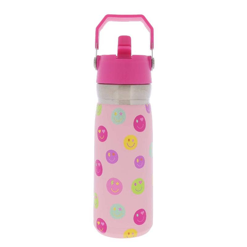 Happy Days Ahead 22 Oz. Water Bottle With Straw Cap by Jane Marie