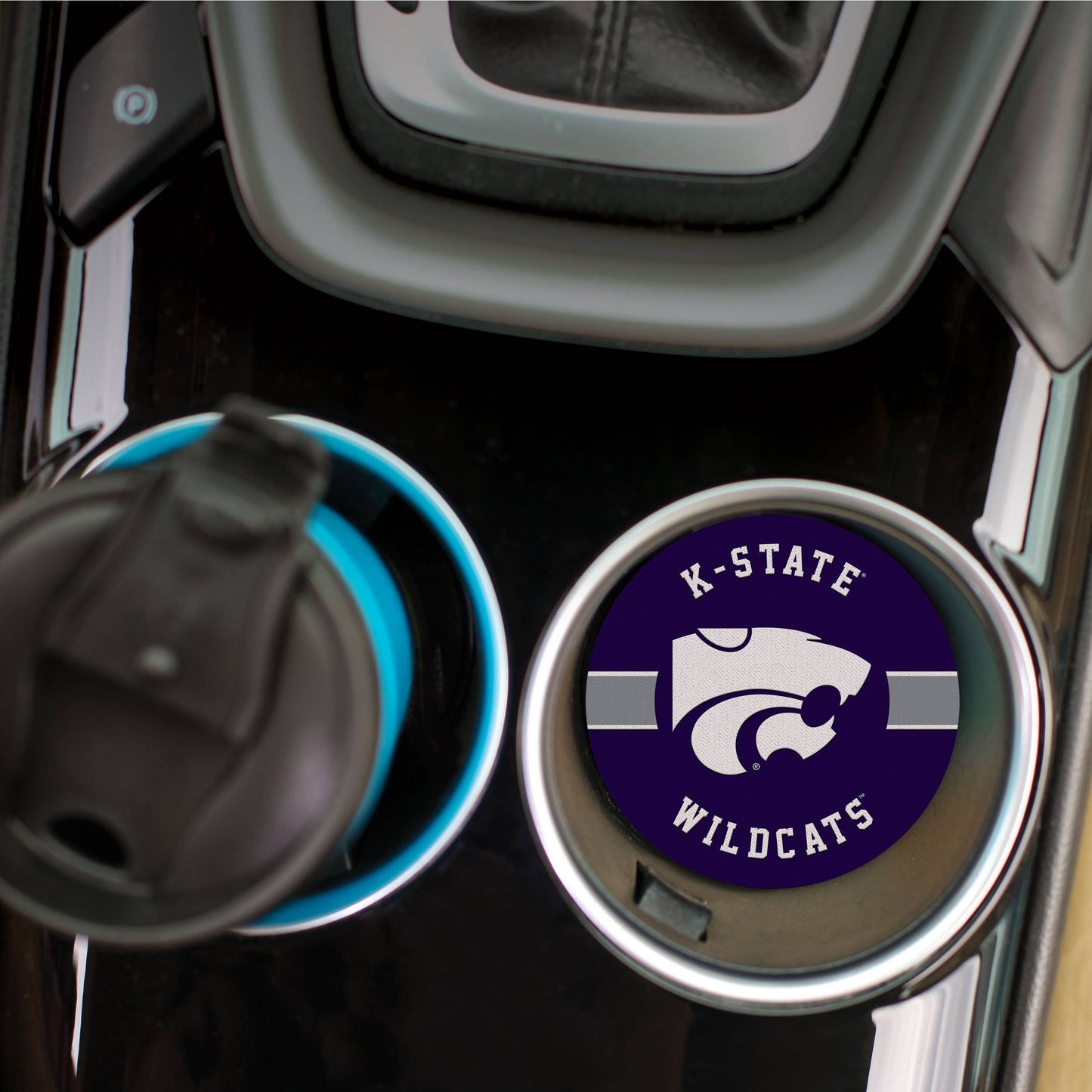 KSU Kansas State University Logo Car Coaster