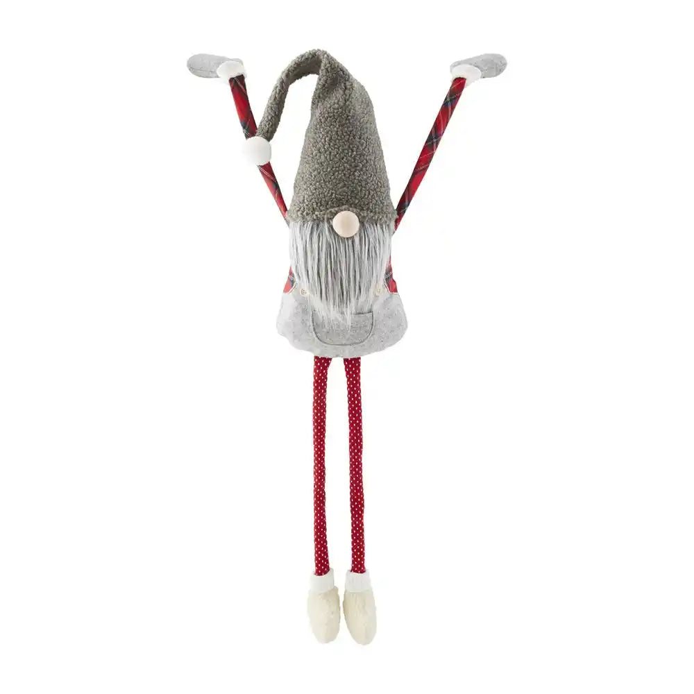 Tartan & Gray Large Dangle Arm Gnomes