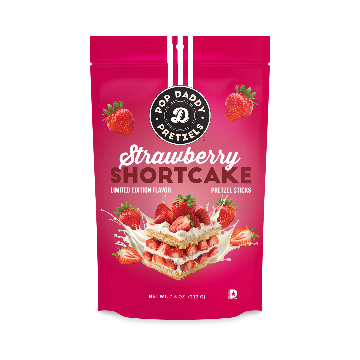 Berry Delicious Strawberry Shortcake Pretzels 7.5oz