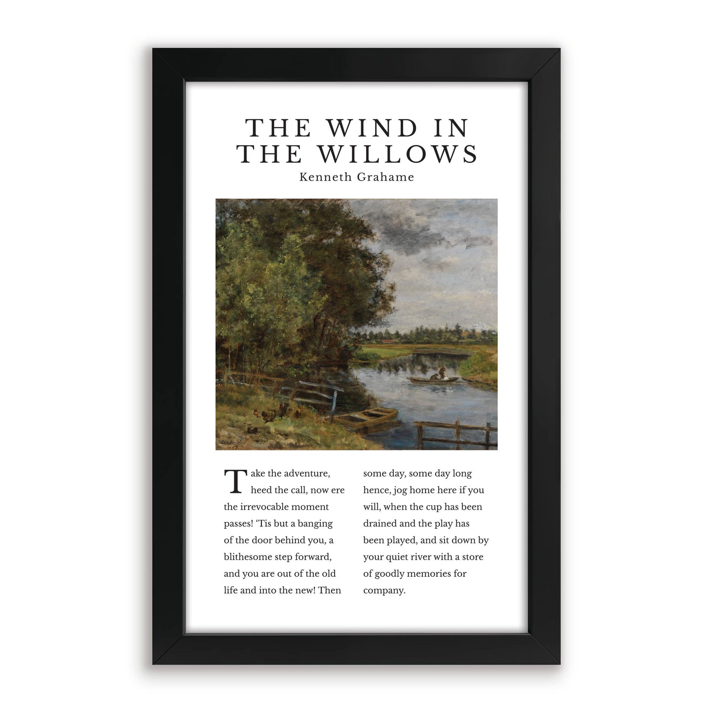 "Take The Adventure" The Wind in the Willows Framed Art