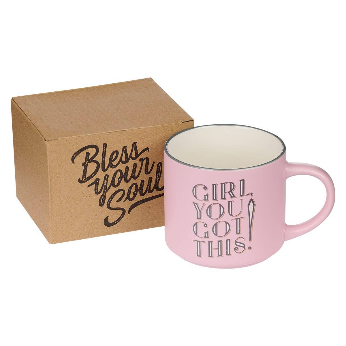Girl, You Got This! Pink Mug – 15 oz