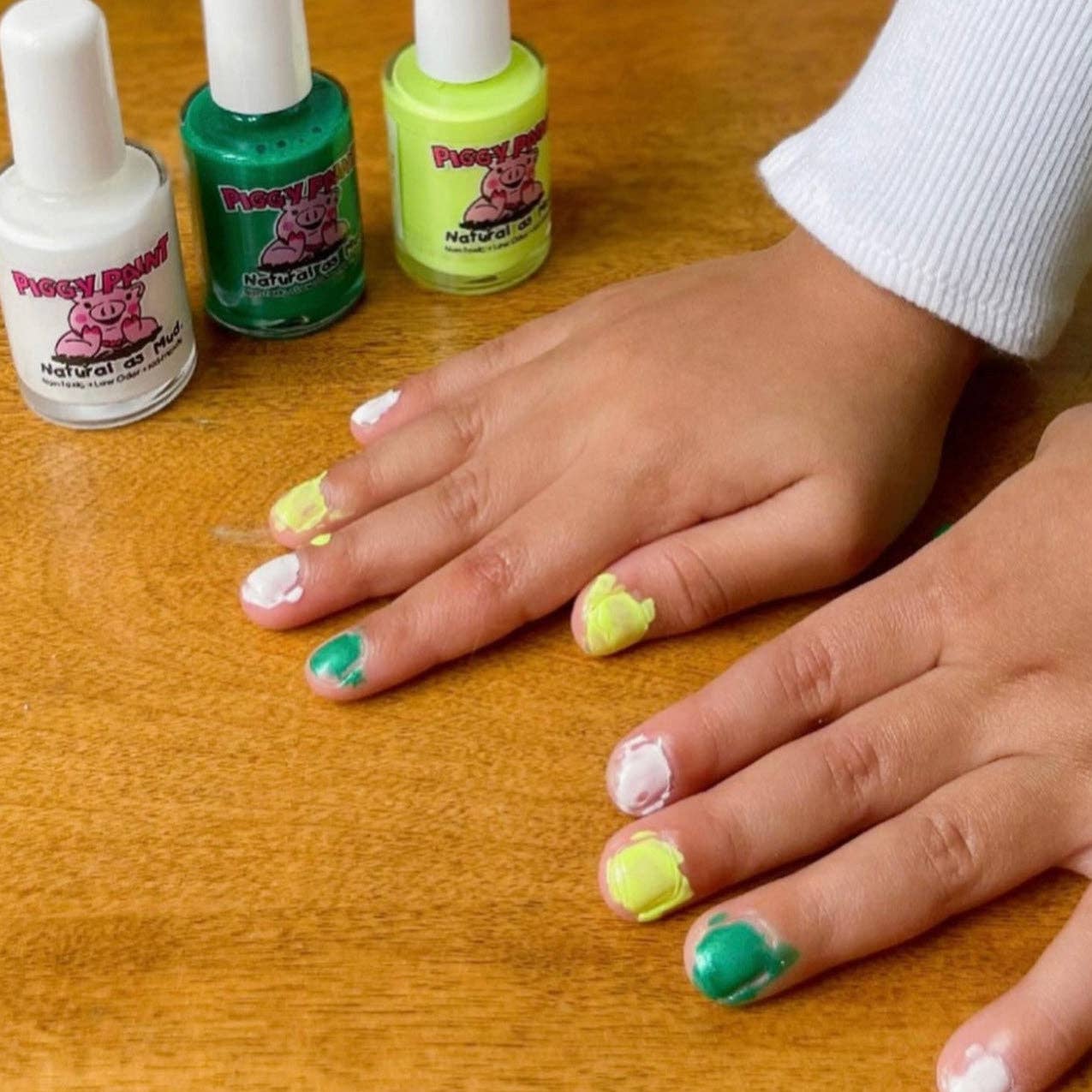 Lucky Charmed Gift Set - Kids Non-toxic Nail Polish by Piggy Paint