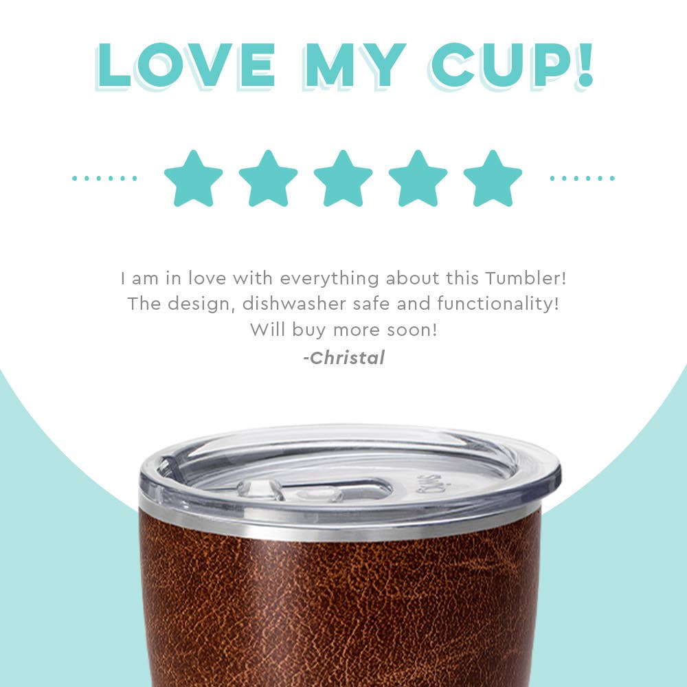SWIG - Leather Tumbler (32oz)