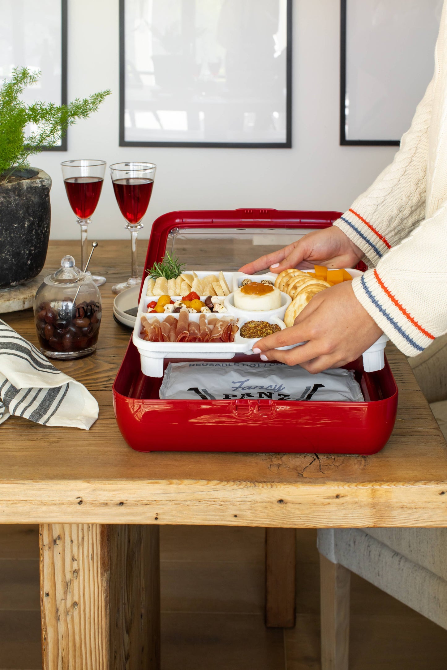 Fancy Panz® Charcuterie / Veggie Tray Insert