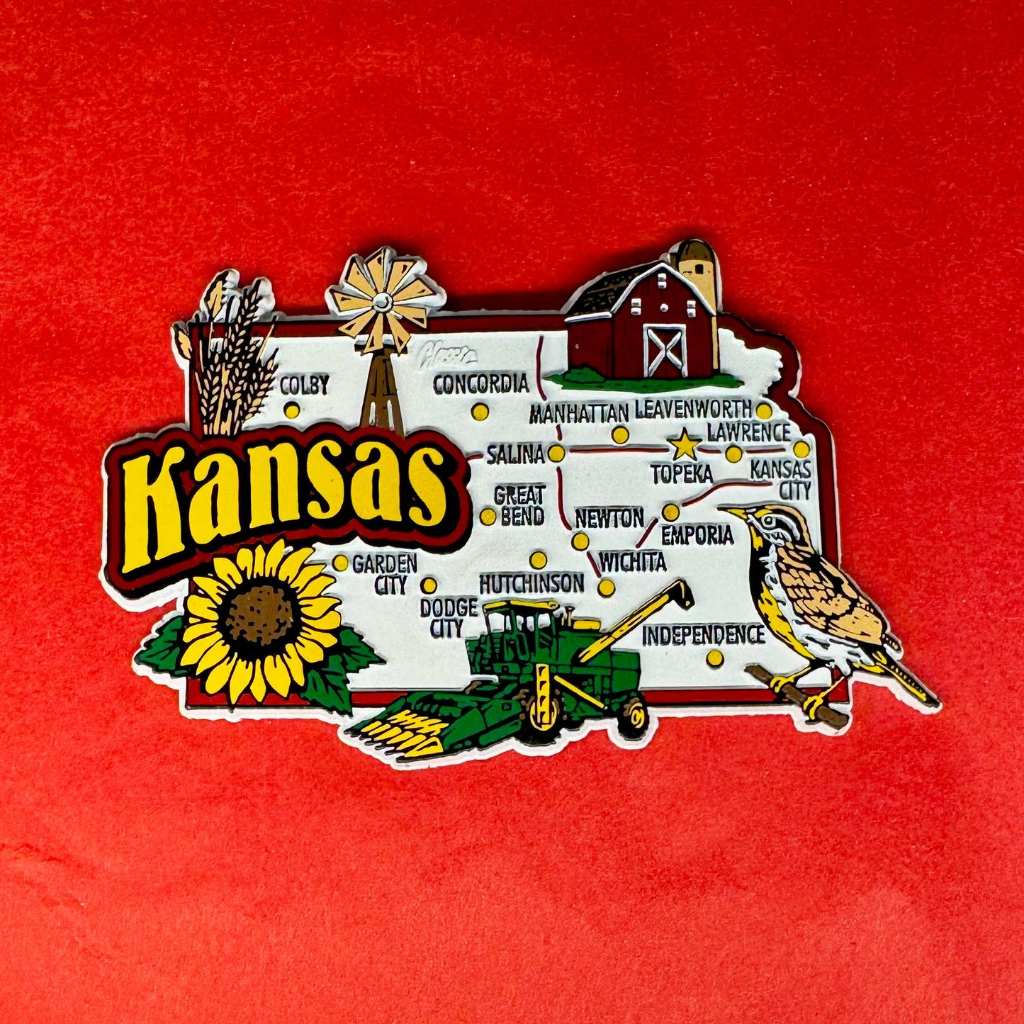 Kansas Jumbo Magnet