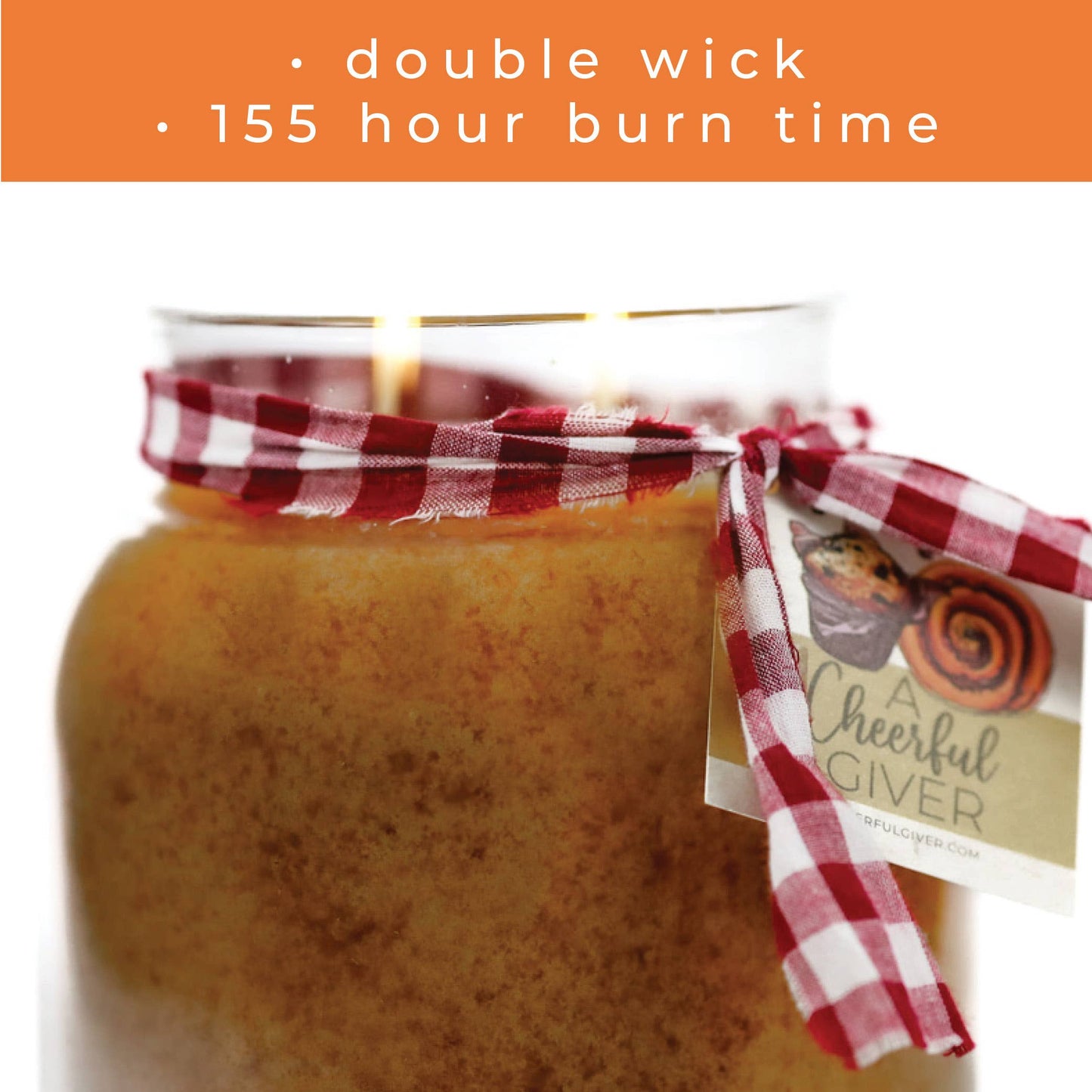 Cheerful Giver Papa Candle (34oz.) – Apple Cider Donut