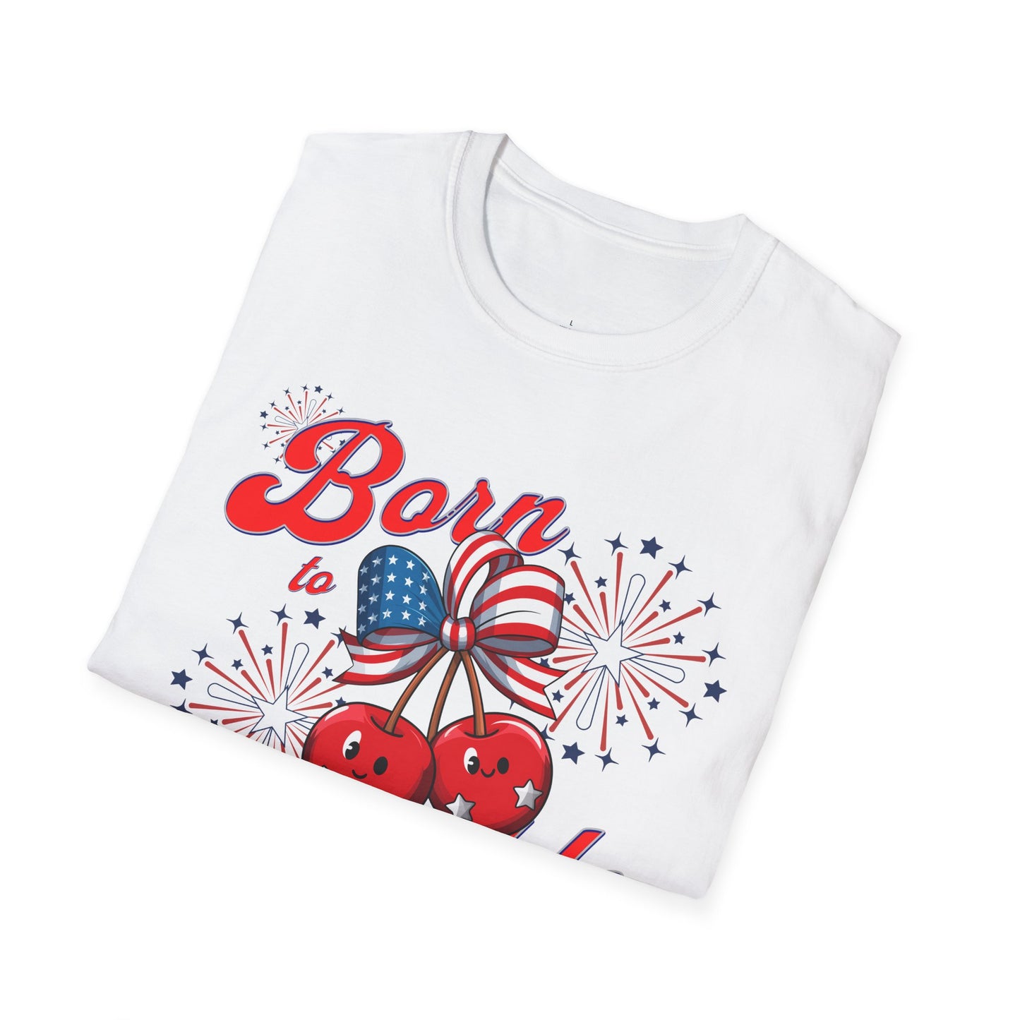 Born to Sparkle T-Shirt, Unisex Patriotic Tee, Festive Fourth of July Top, Summer Celebration Shirt, Fireworks Graphic T-Shirt