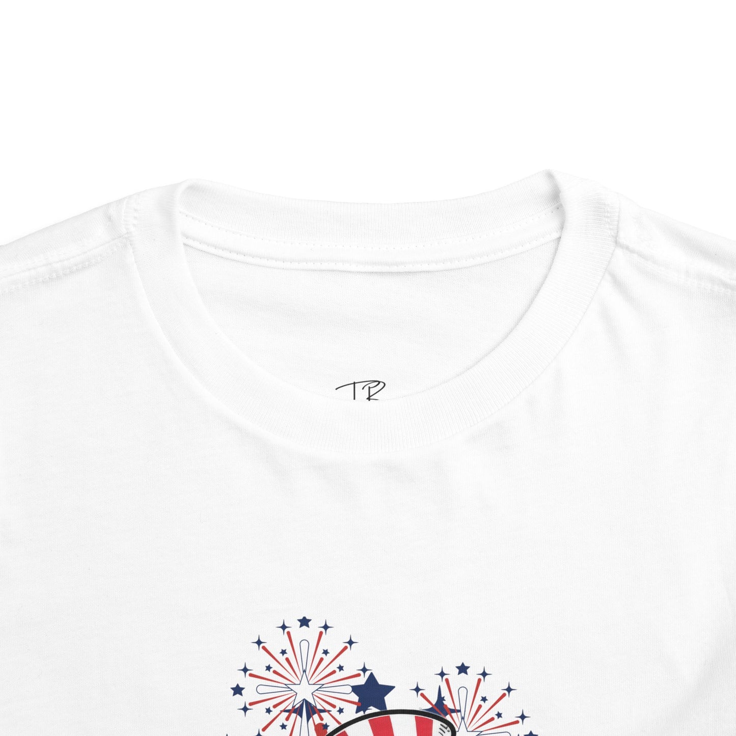 Little Firecracker Toddler Tee, 4th of July Shirt, Kids Independence Day Outfit, Patriotic T-Shirt for Babies, Summer Celebration Apparel