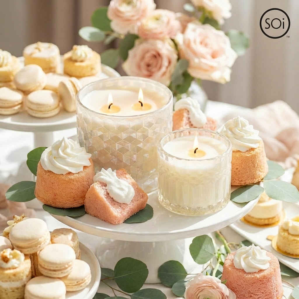 Vanilla Chiffon Petite Shimmer Candle 8oz Limited Edition