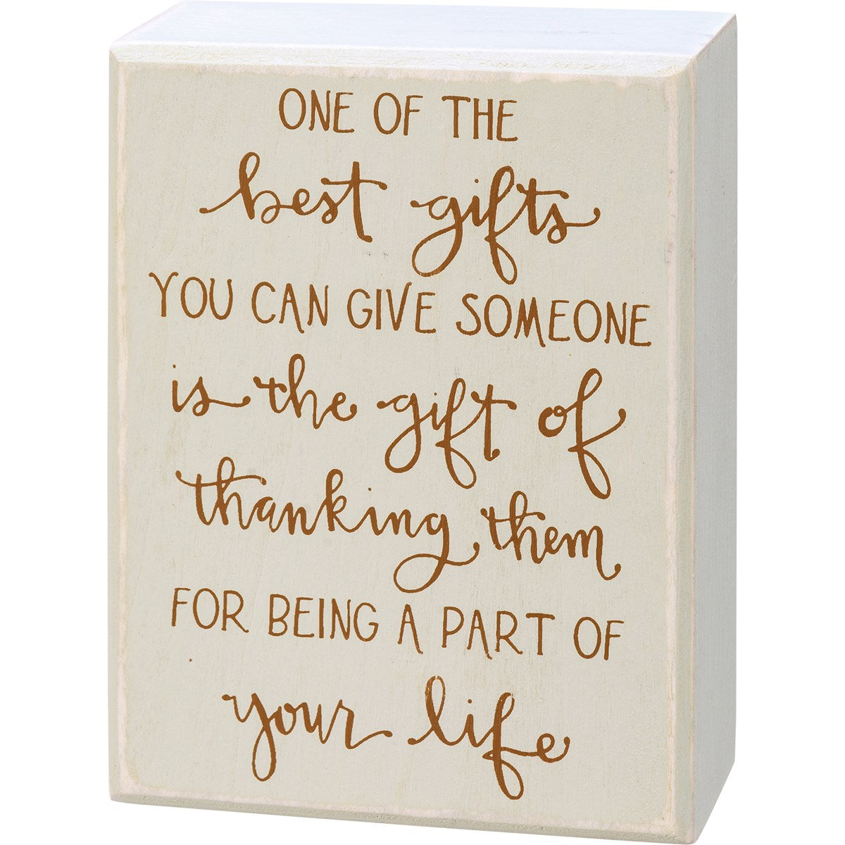 One of the Best Gifts Box Sign