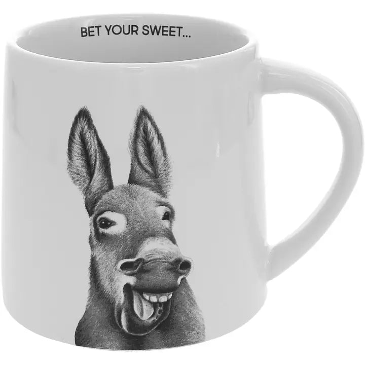 “Bet Your Sweet…” Donkey Mug – Funny Coffee Mug