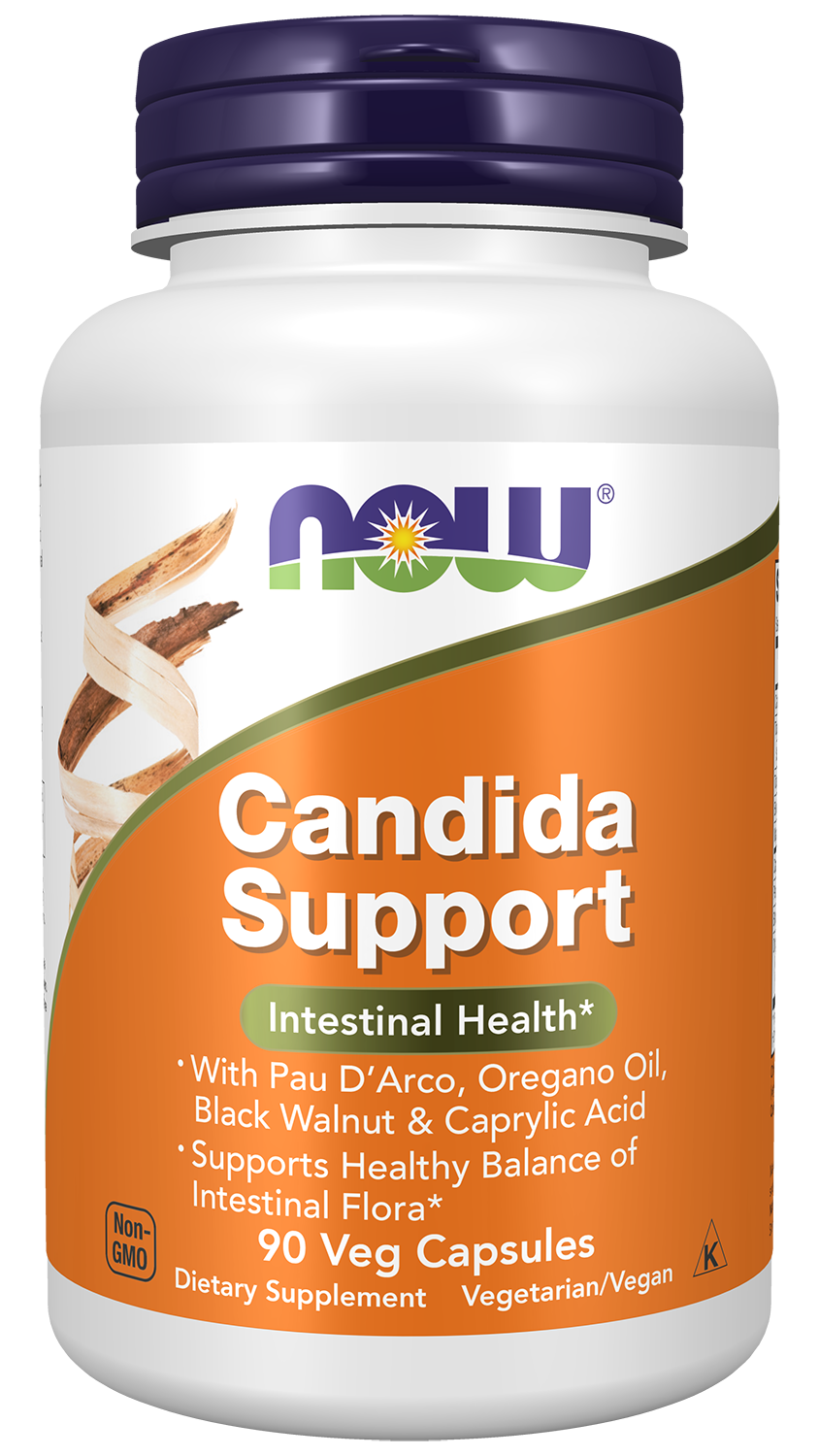 Candida Support for Intestinal Support - 90 Veg Capsules