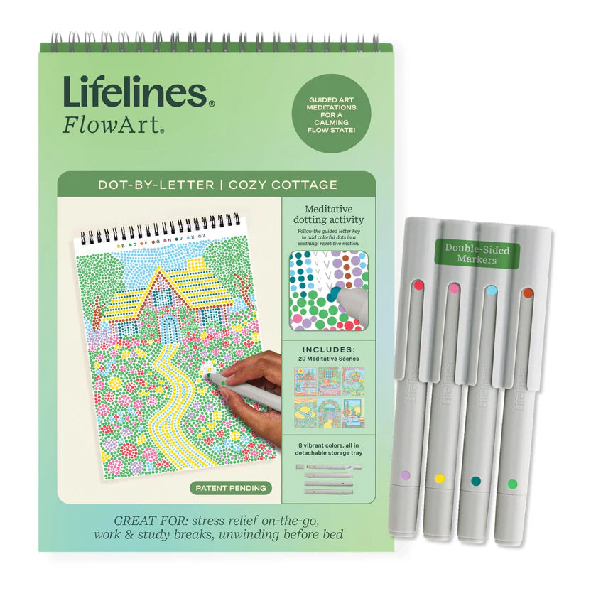 Lifelines FlowArt® Dot-by-Letter Cozy Cottage