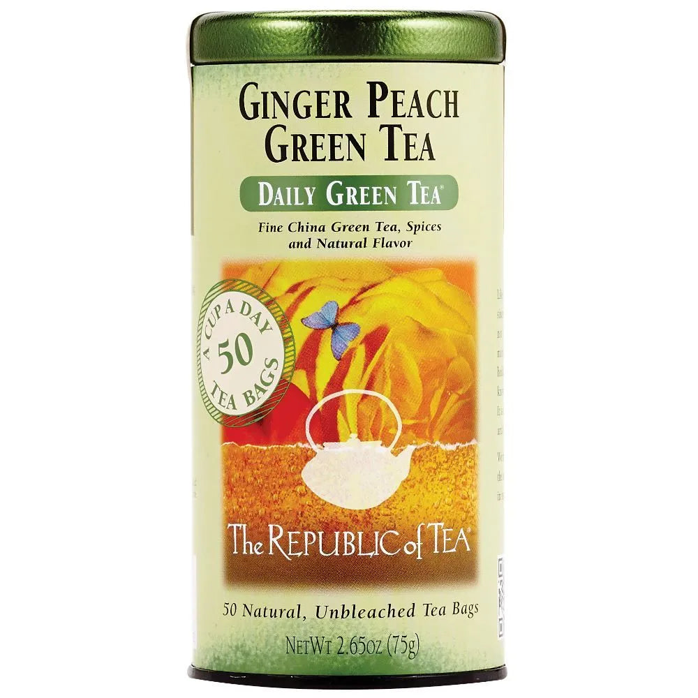 Ginger Peach Green Tea