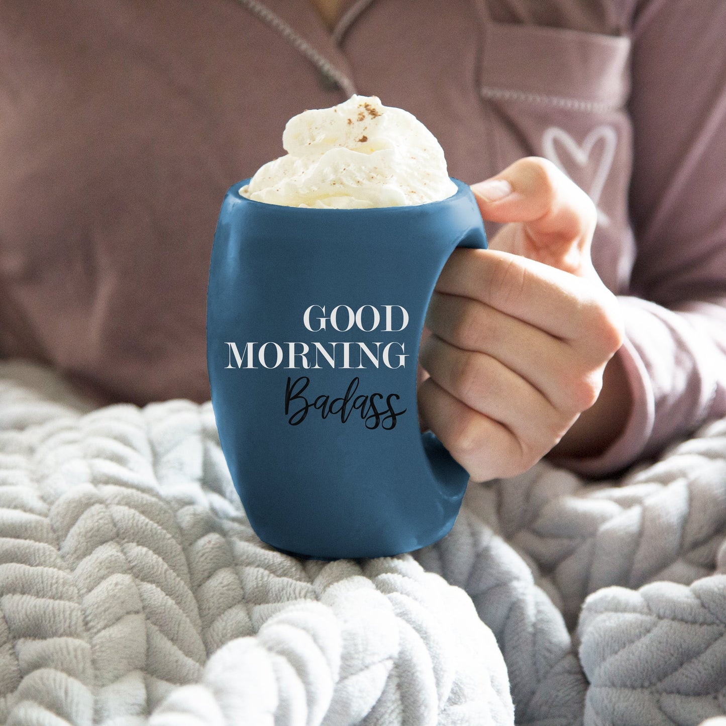 Good Morning Badass Stoneware Mug - 16 oz.