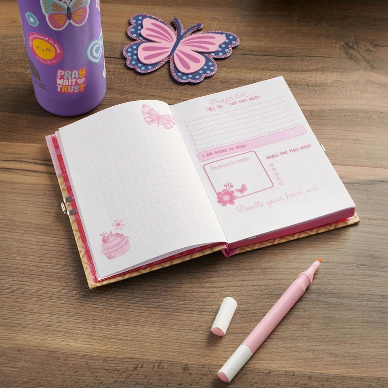 Let Joy Fill Your Day Secret Lock Diary | Philippians 4:4