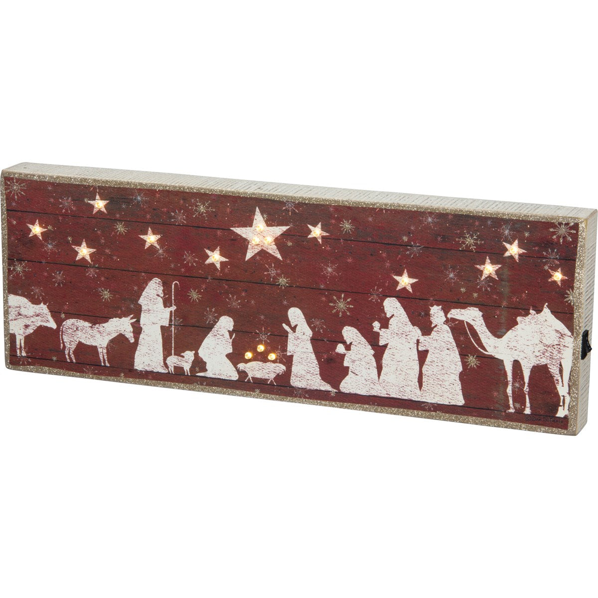 Nativity Scene - LED Box Sign