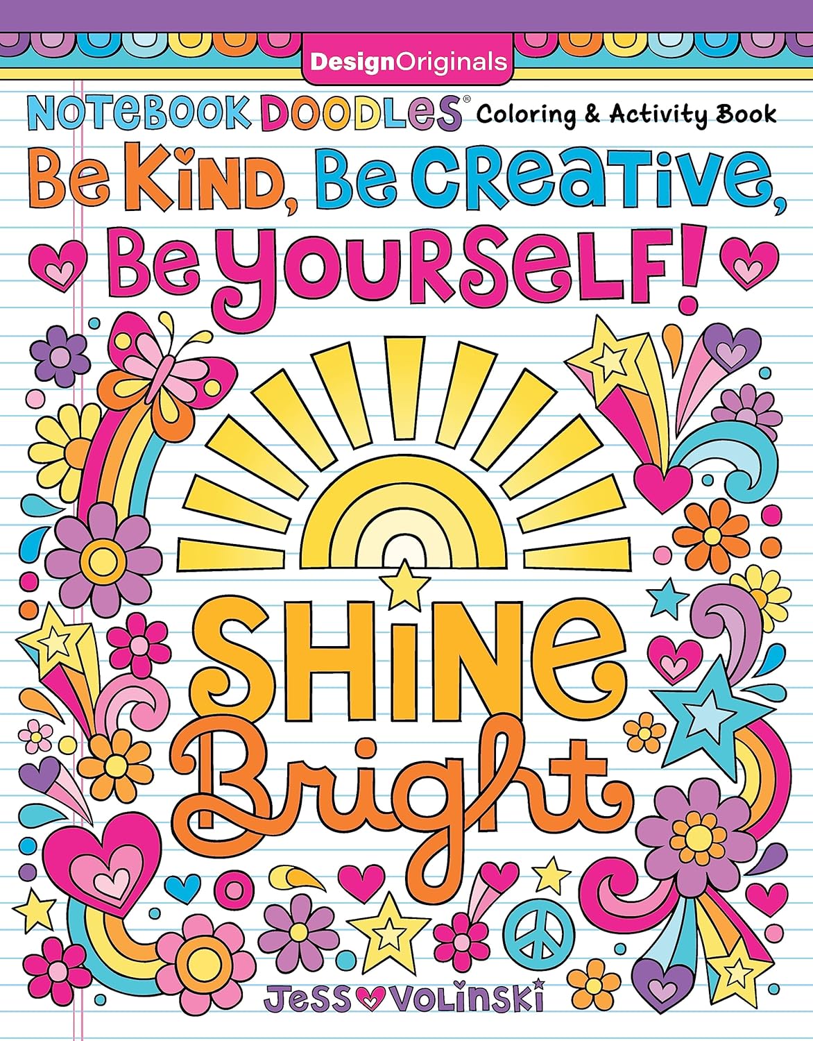Notebook Doodles Be Kind Be Creative Coloring & Activity Book