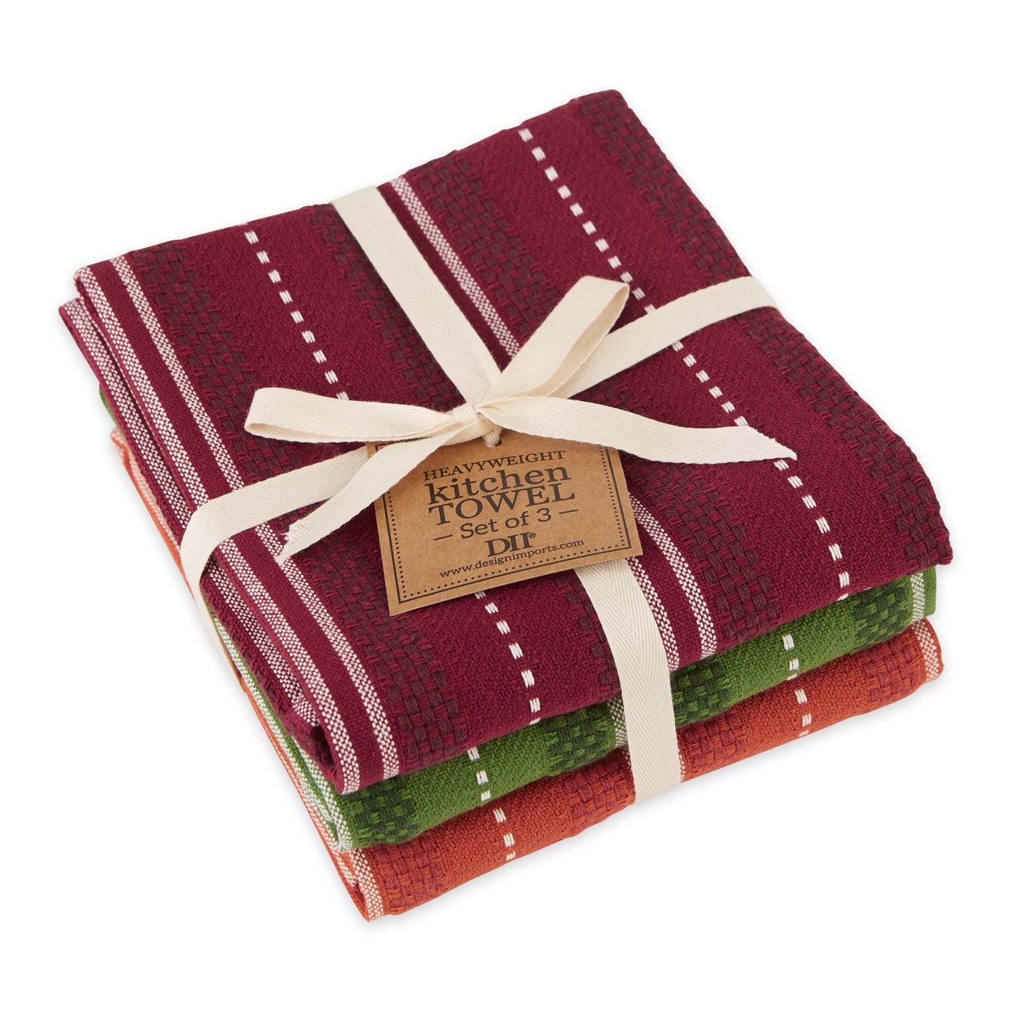 Orchard Heavyweight Stripe Dishcloth set of 3