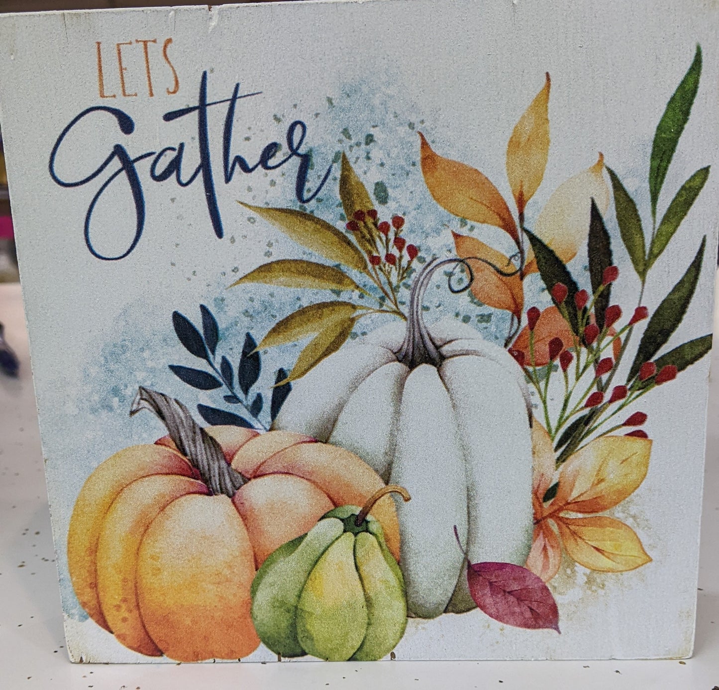 Fall Block Sign