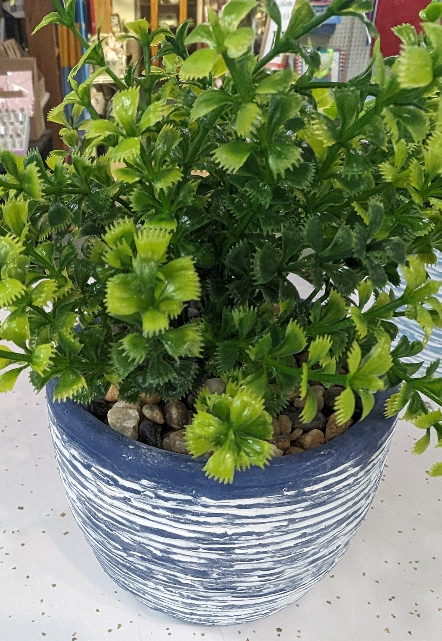 7” Ceramic Potted Greenery