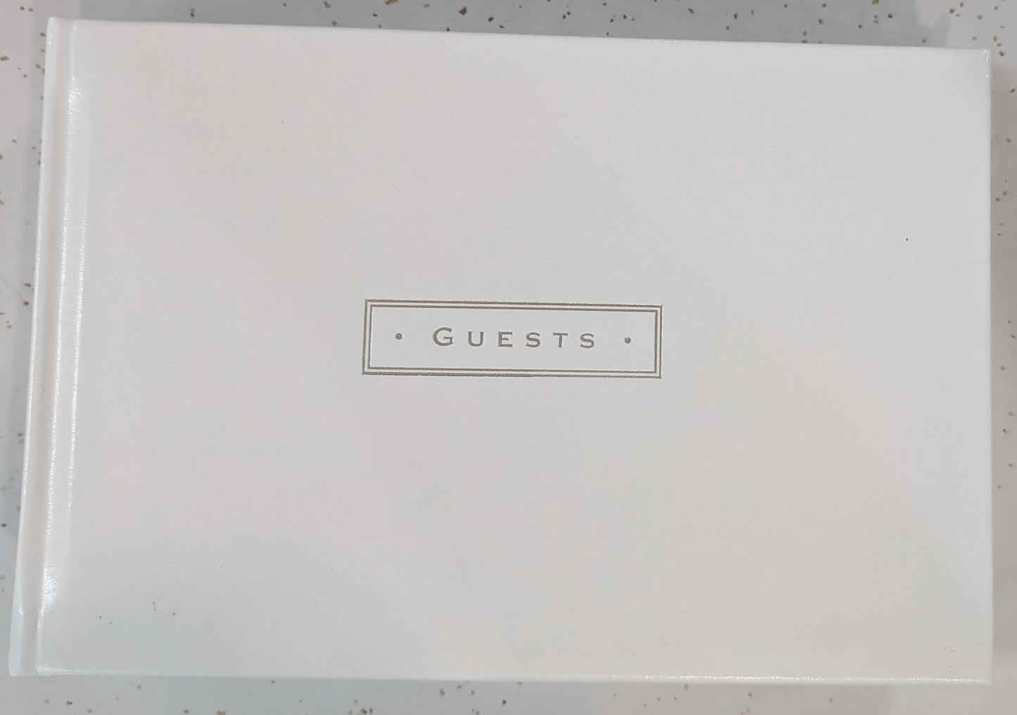 Classic White Guest Book