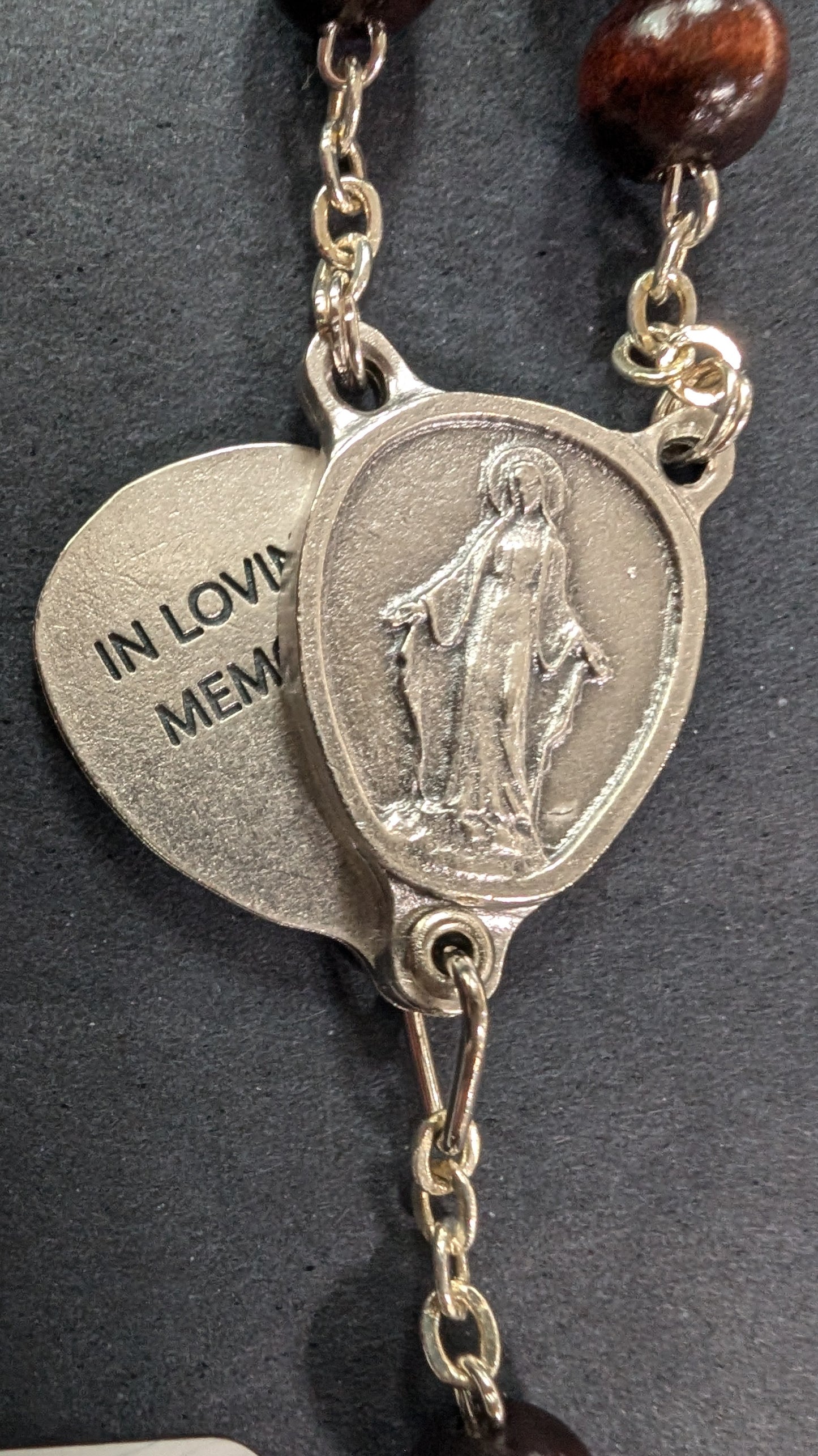Memorial Rosary with Phot Box