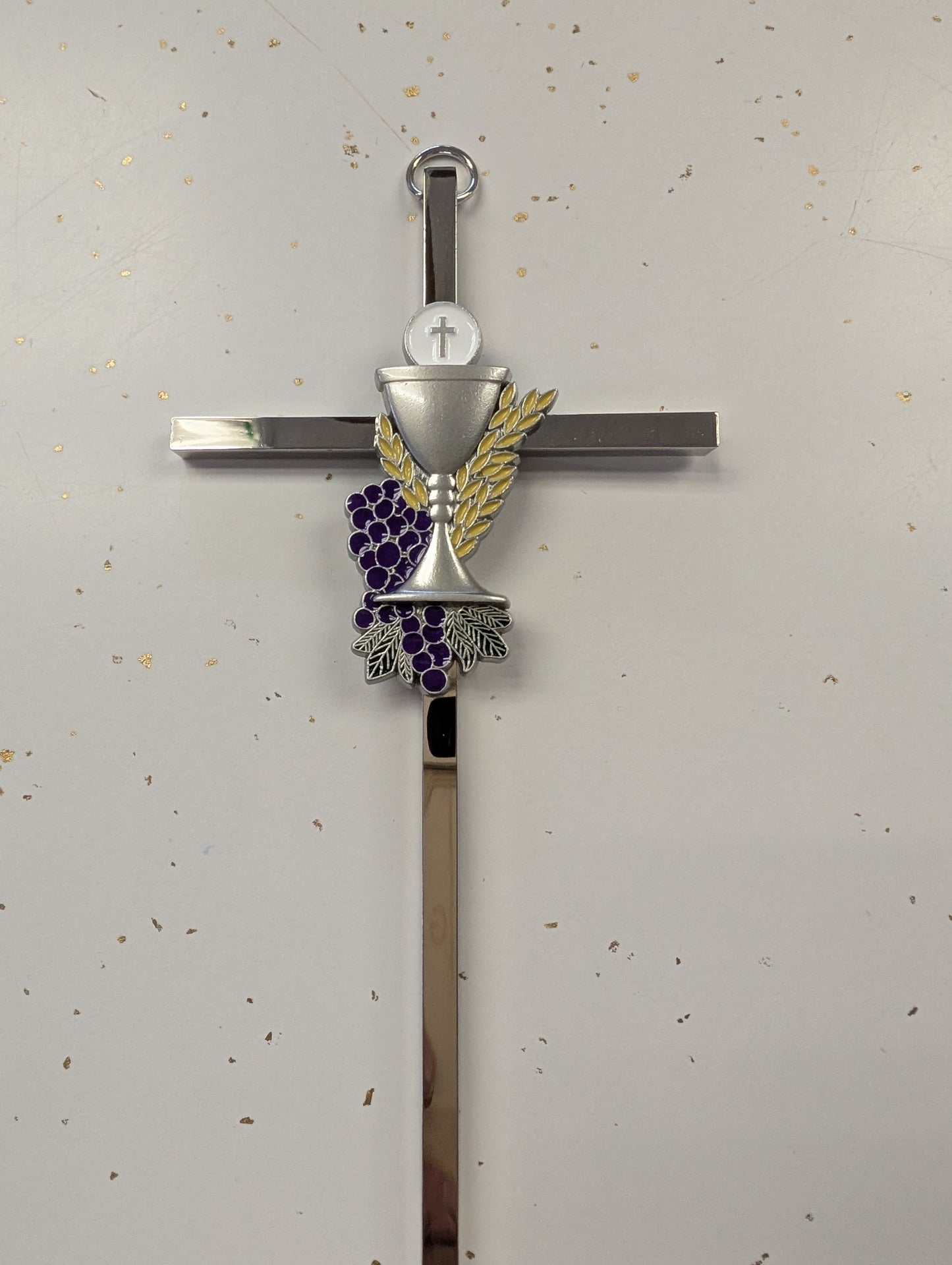 First Communion Wall Cross w/Chalice