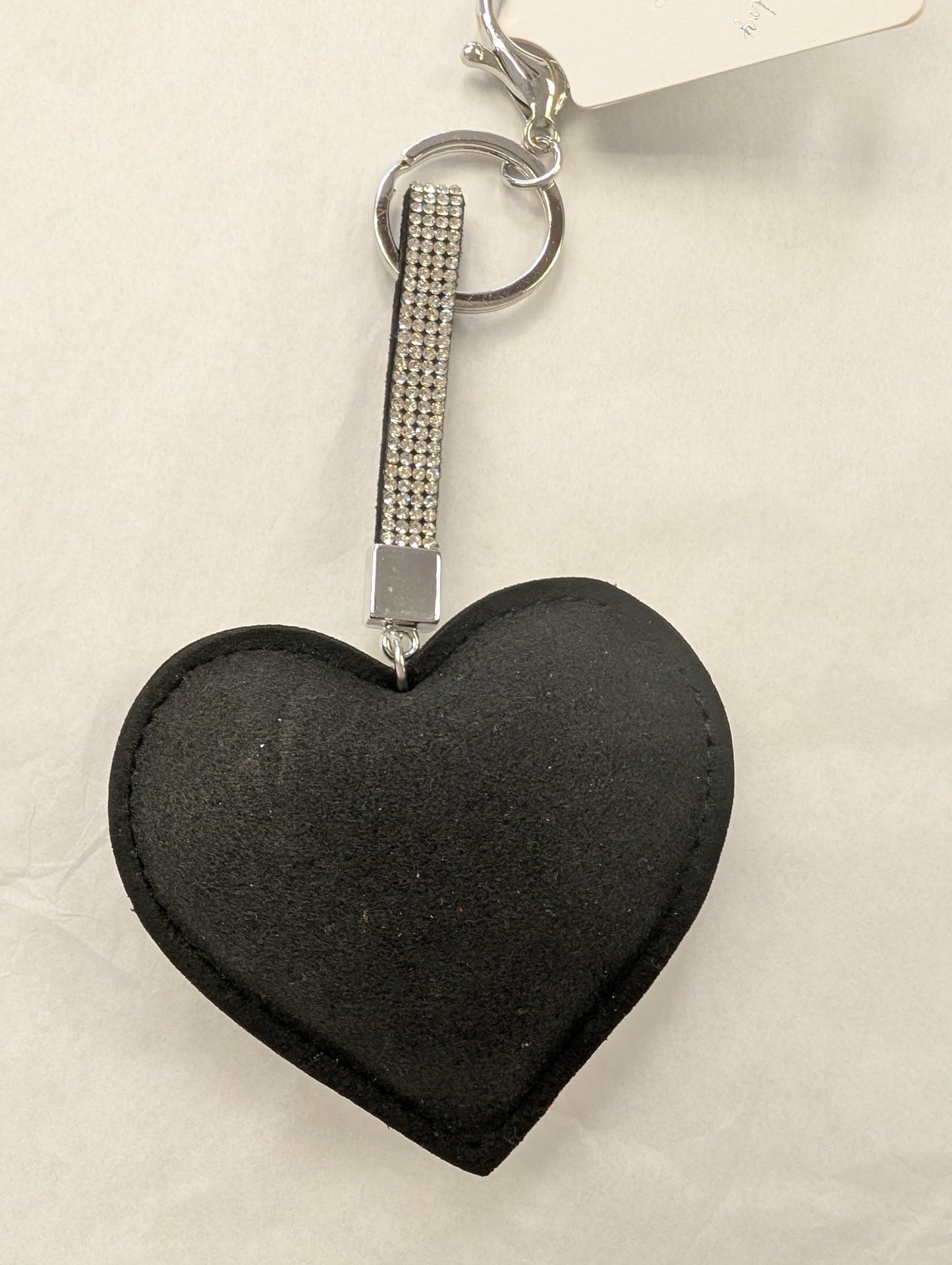 Sparkle Heart Keychain or Purse Charm