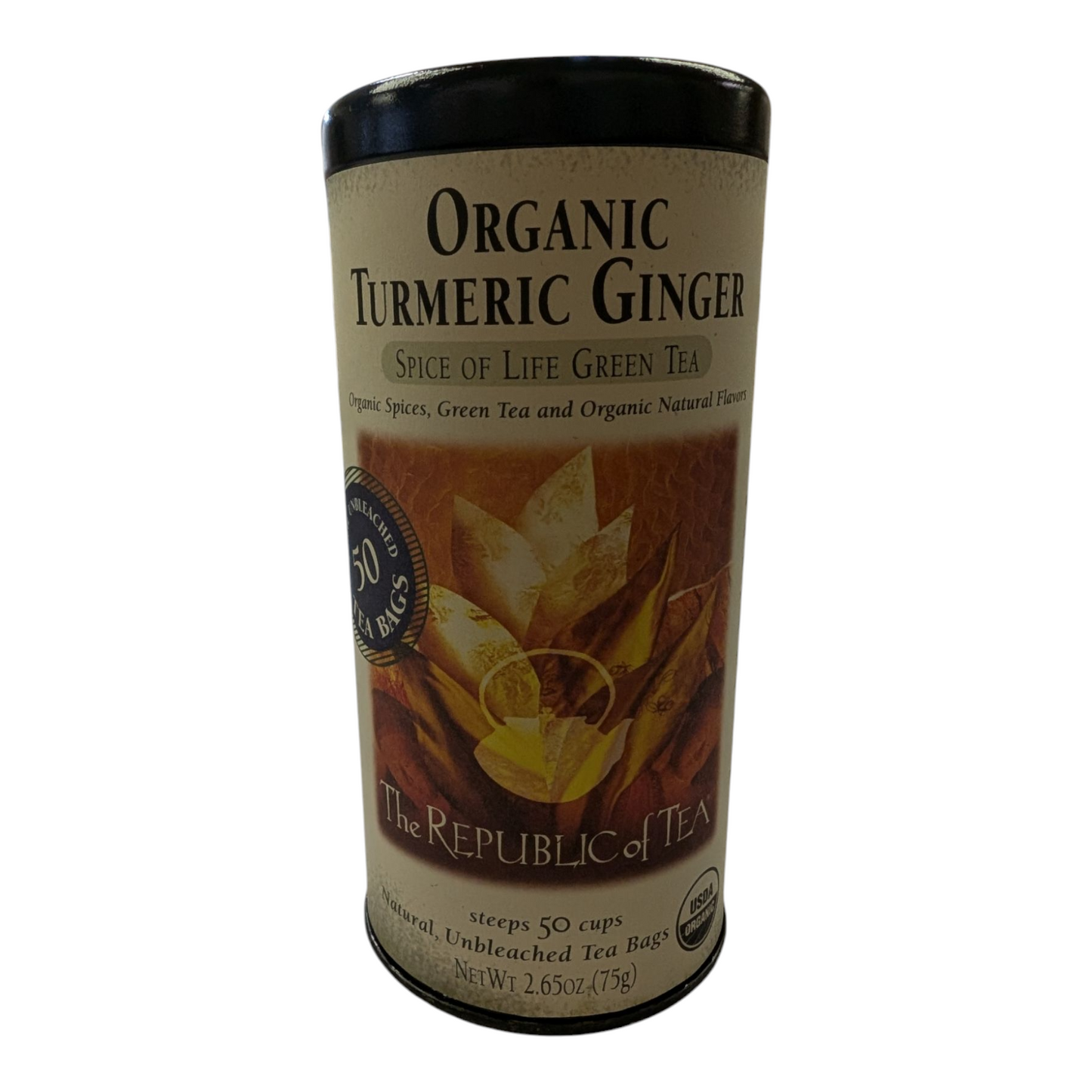 Organic Turmeric Ginger Green Tea