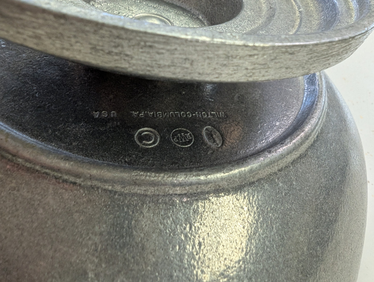 Wilton Columbia Pewter Pedestal Serving Bowl