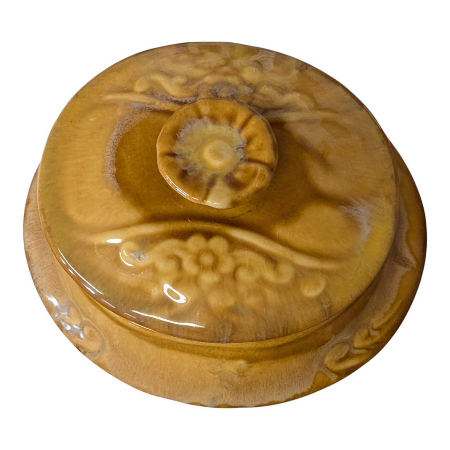 Maurice of California Brown Covered Bowl