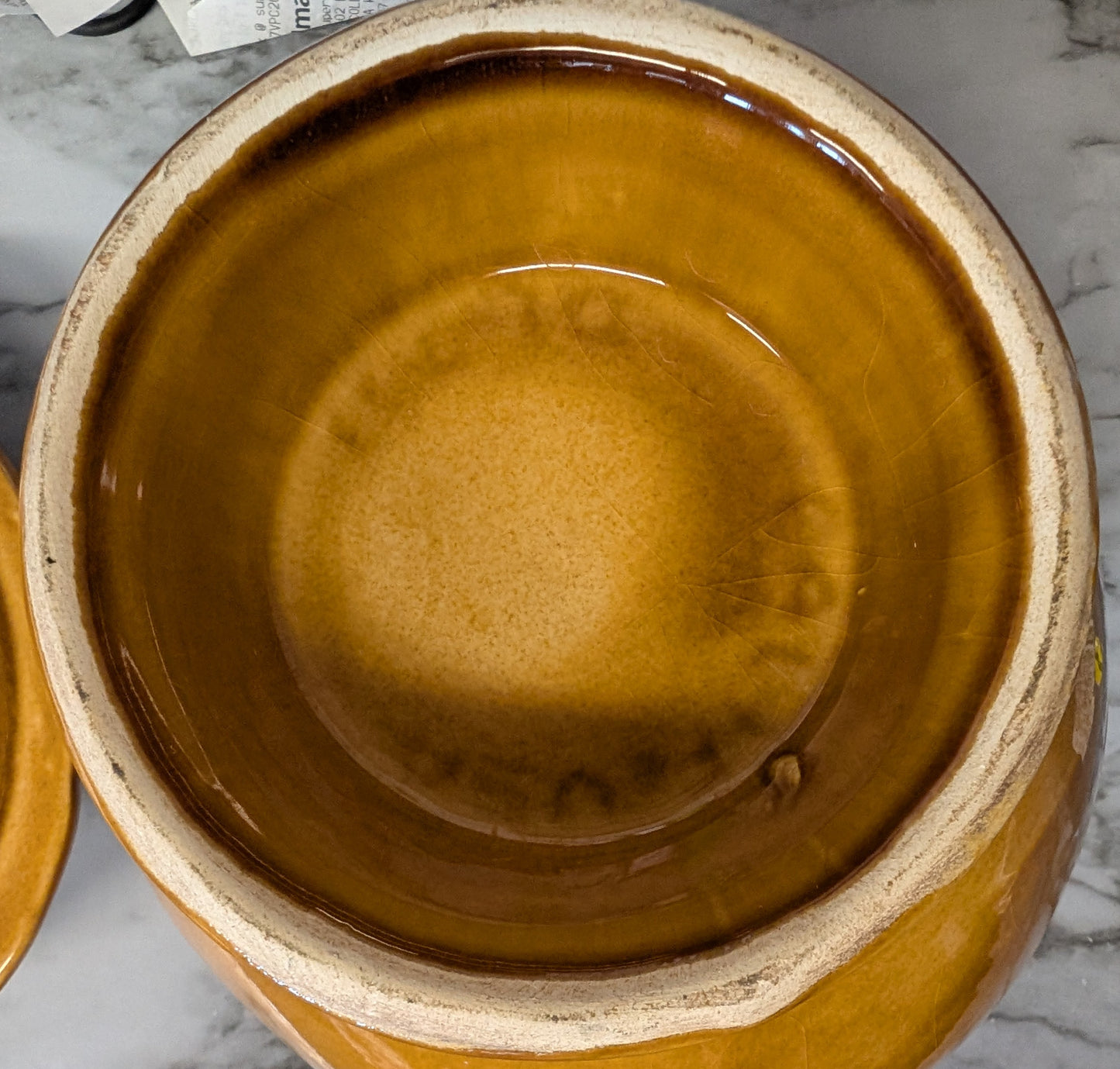 Maurice of California Brown Covered Bowl