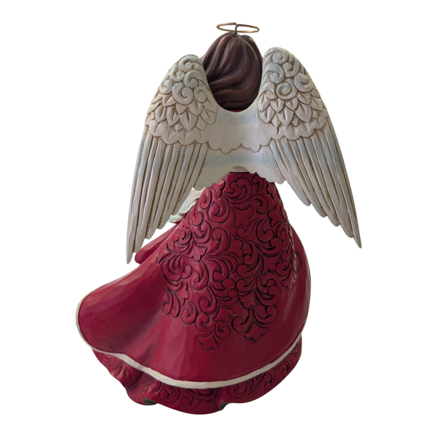 Christmas Angel with Two Cardinals = Jim Shore