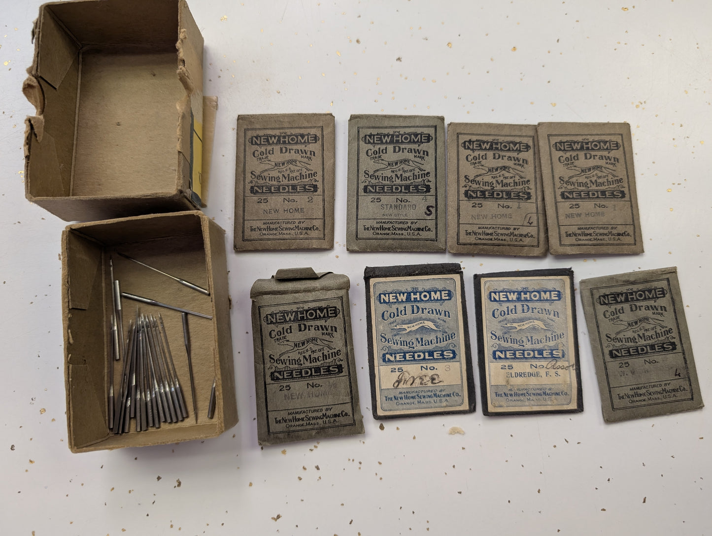 Vintage Box New Home Sewing Machine Needles
