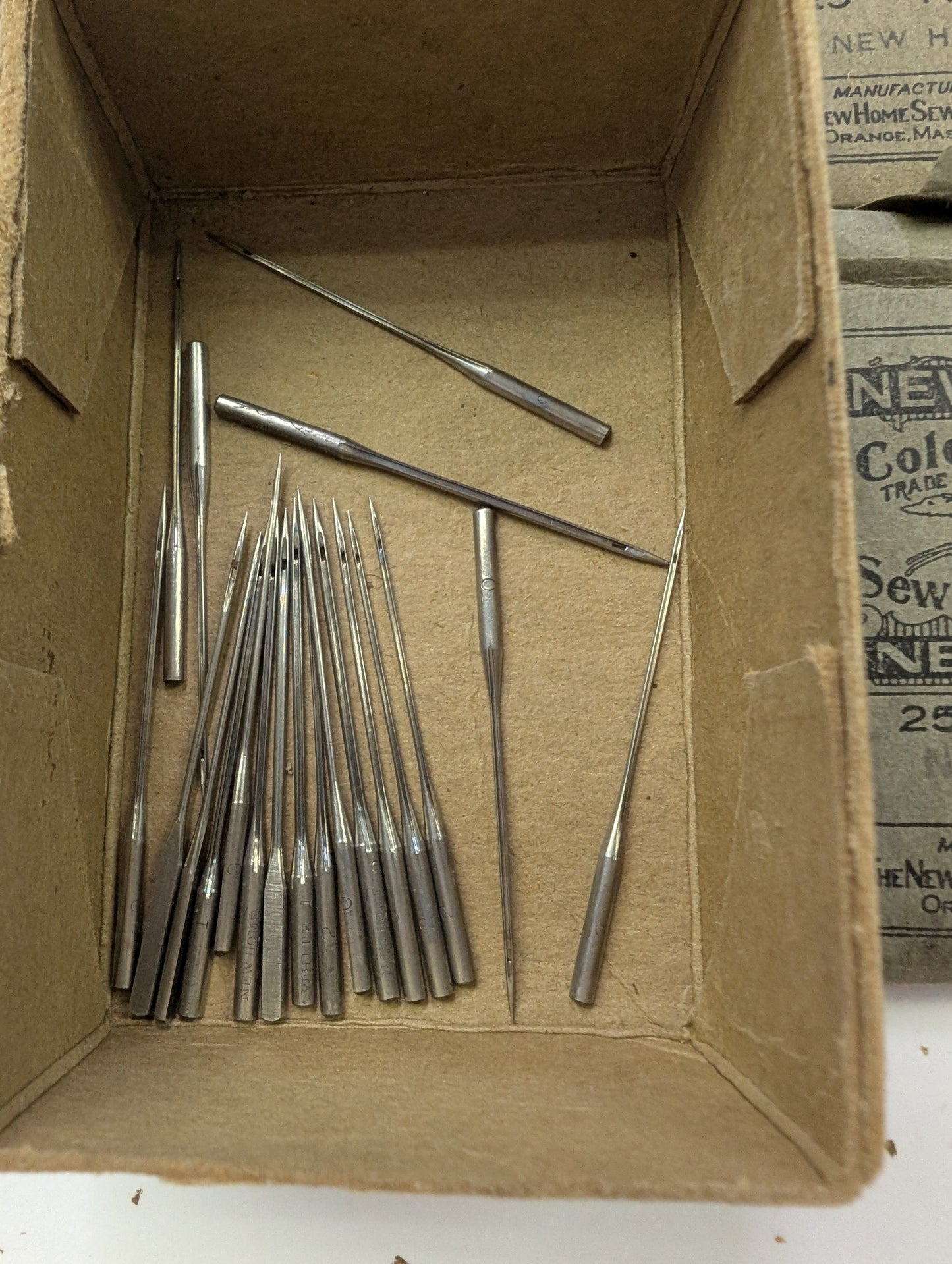 Vintage Box New Home Sewing Machine Needles