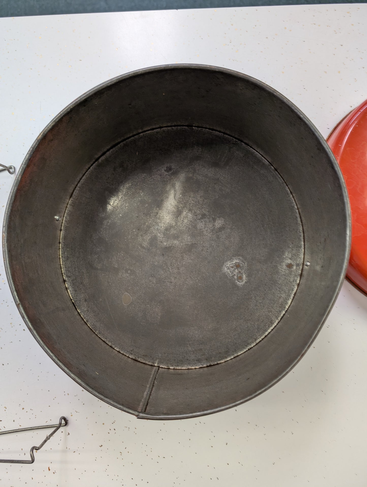 Vintage 1950s Red Cake Carrier