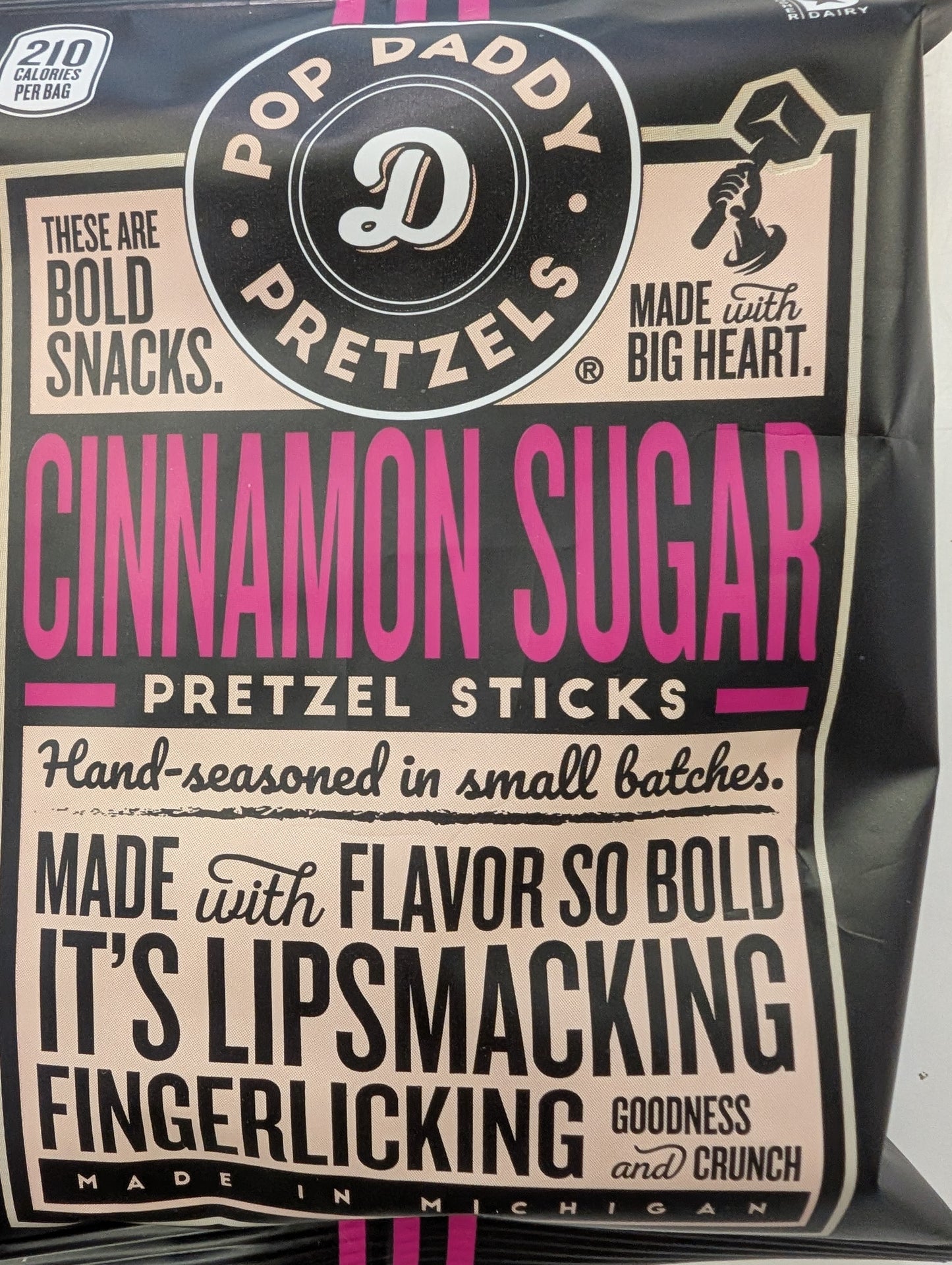 Pop Daddy Pretzels -mini pack 1.5oz 4 flavors