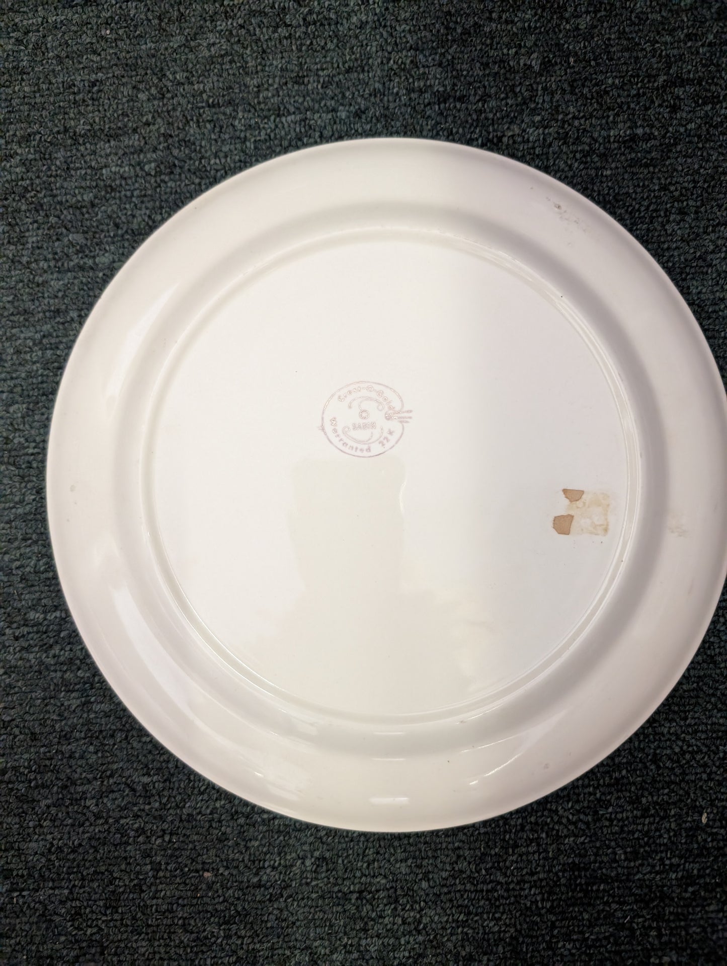 1950s Kansas Souvenir Plate 22K Gold