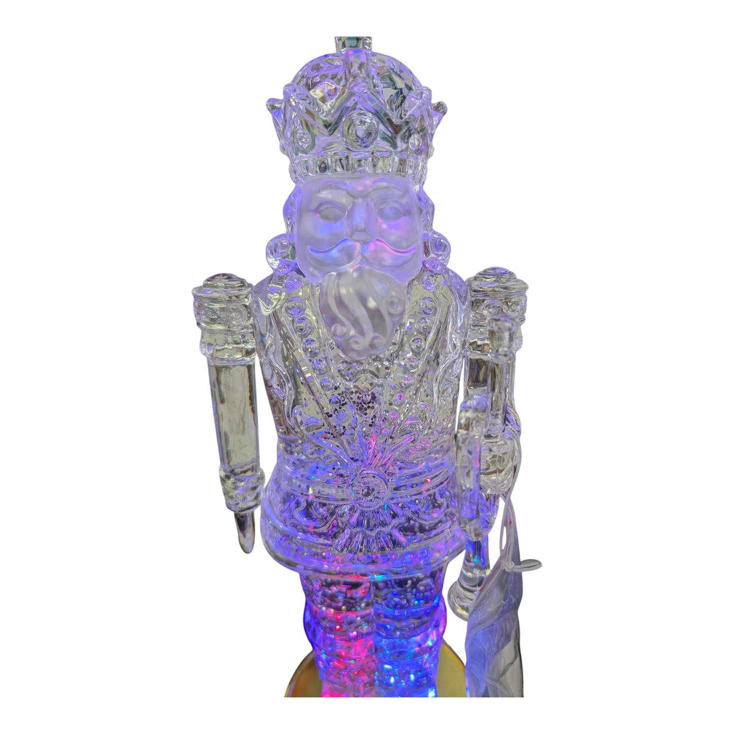 12.5" Lighted Spinning Water Globe Toy Soldiers – Two Styles with USB Cord